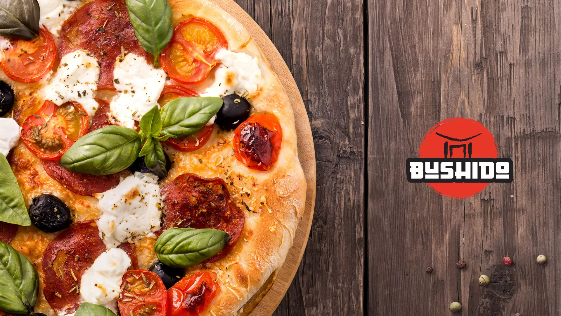 Разработка сайта для пиццерии «BUSHIDO» в Оренбурге